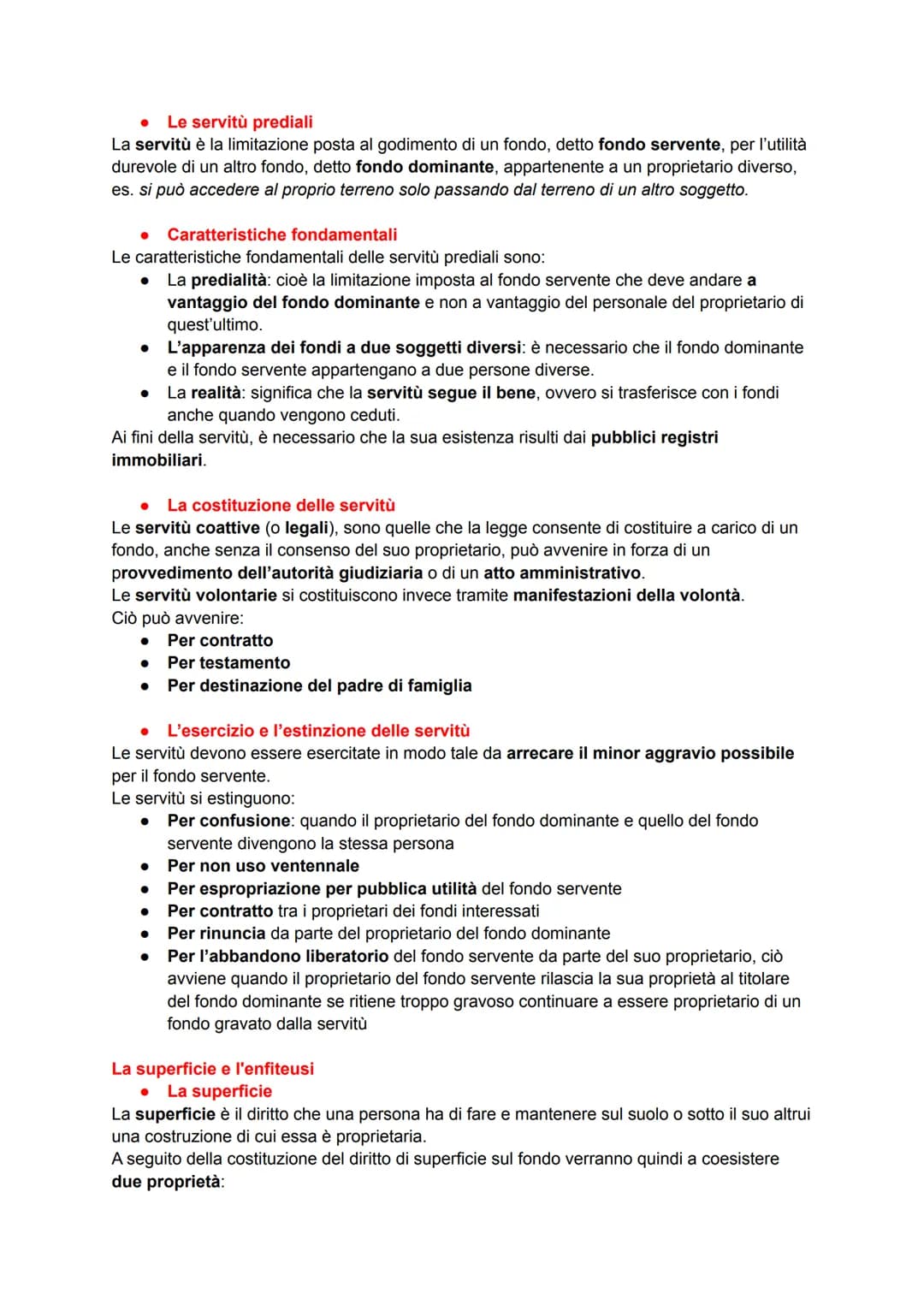 La proprietà e i diritti reali di godimento
I diritti reali in generale
I diritti reali sono diritti che hanno per oggetto una cosa. Il più 