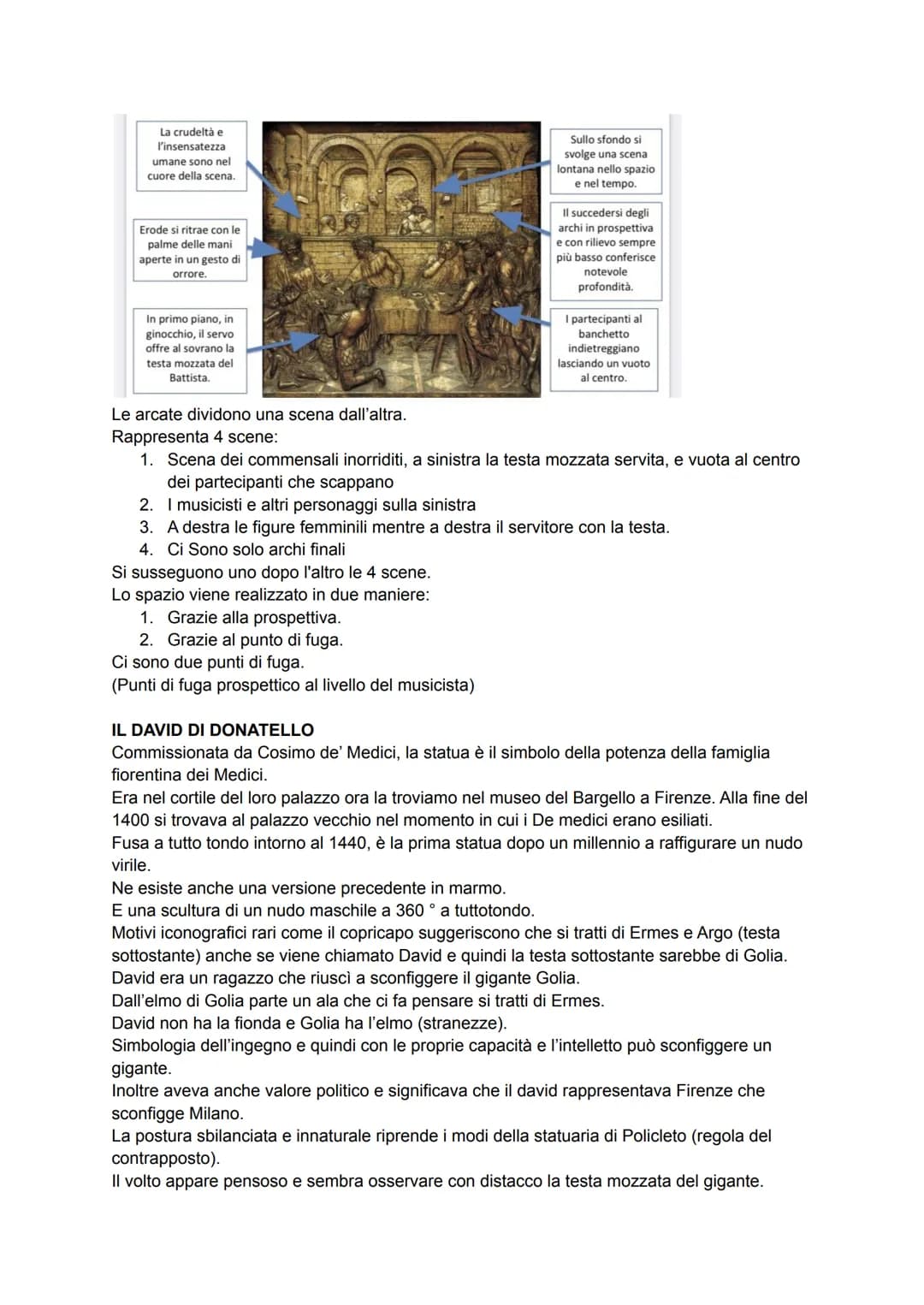 STORIA DELL'ARTE
RINASCIMENTO
Si sviluppa nel 15-16 sec.
Vasari utilizzò la parola rinascita nel suo testo per indicare il rinnovamento dell