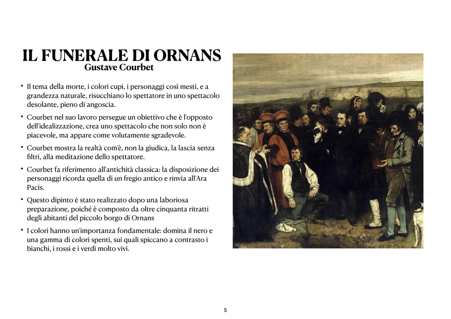 REALISMO
Movimento artistico che ha come obiettivo la rappresentazione oggettiva della realtà e in particolare la vita delle classi
sociali 