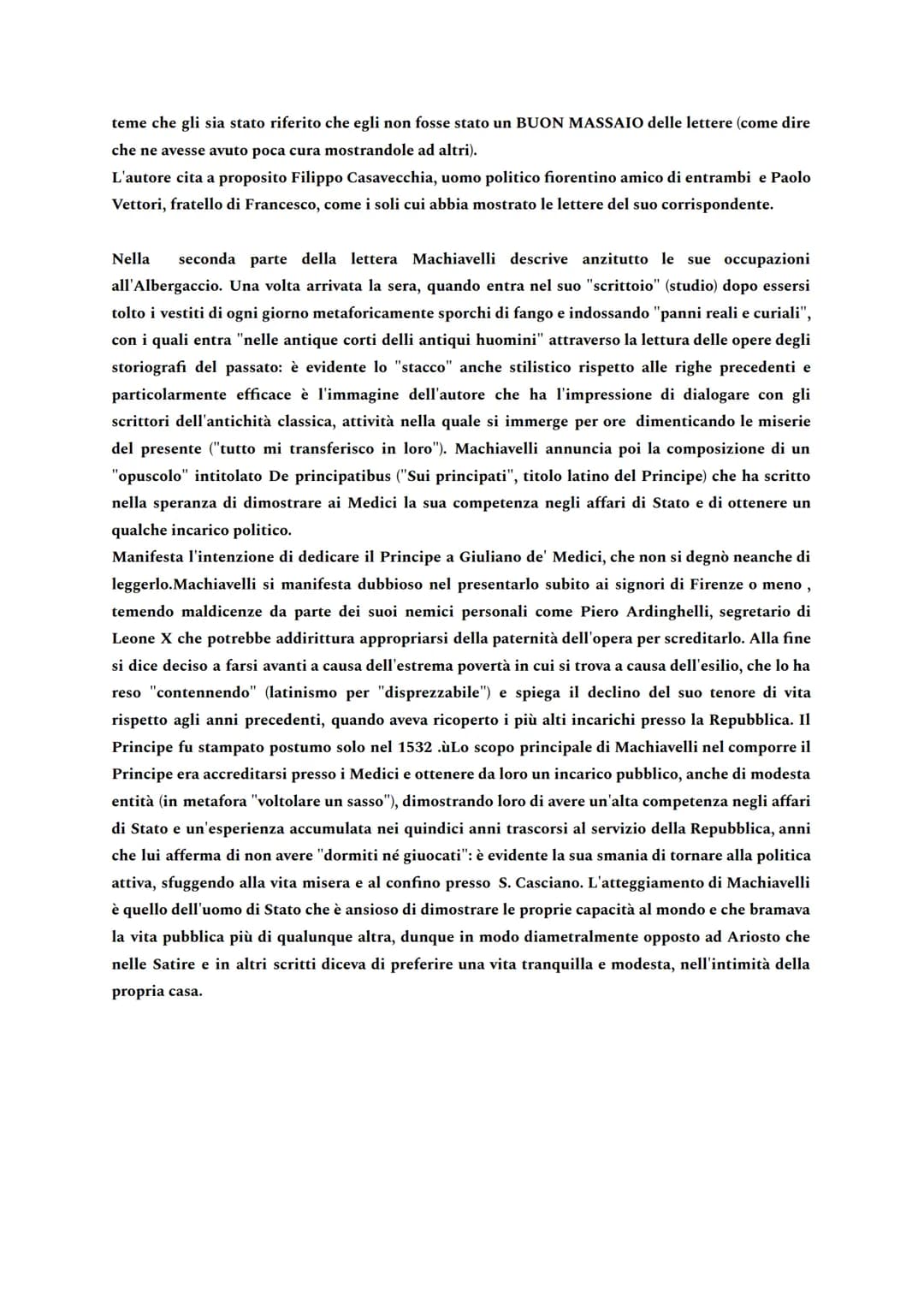 
<p>Niccolò Machiavelli è un intellettuale inserito nel panorama cinquecentesco, collocato però in un ambito culturale e letterario profonda