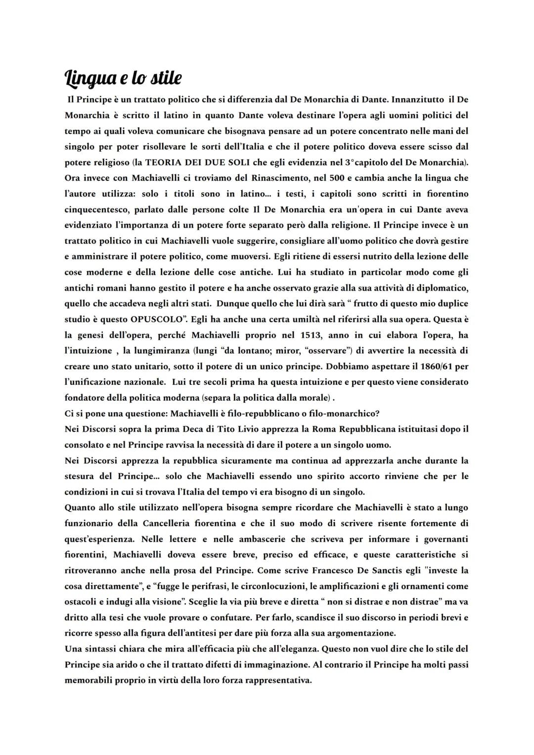 
<p>Niccolò Machiavelli è un intellettuale inserito nel panorama cinquecentesco, collocato però in un ambito culturale e letterario profonda