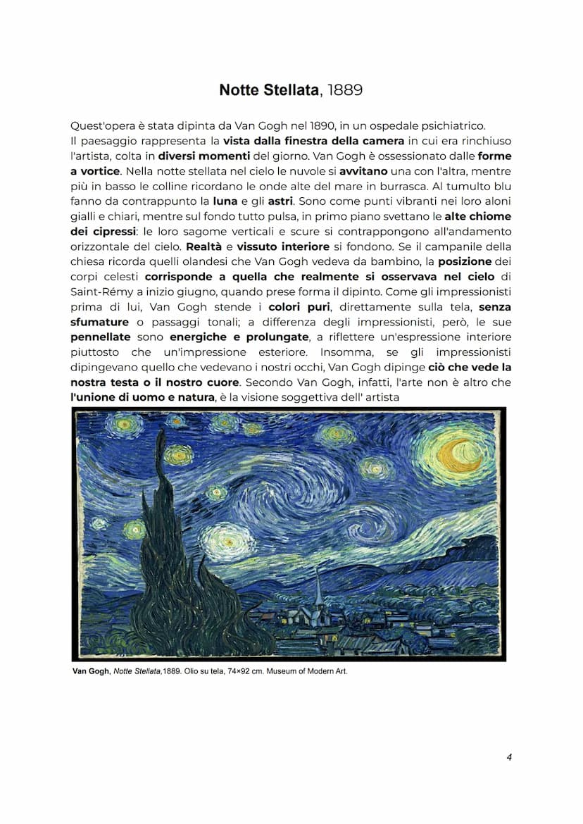 Postimpressionismo
(Arte e immagine)
Nel 1886 venne allestita l'ultima mostra della pittura impressionista: il gruppo, di
fatto, all'epoca s