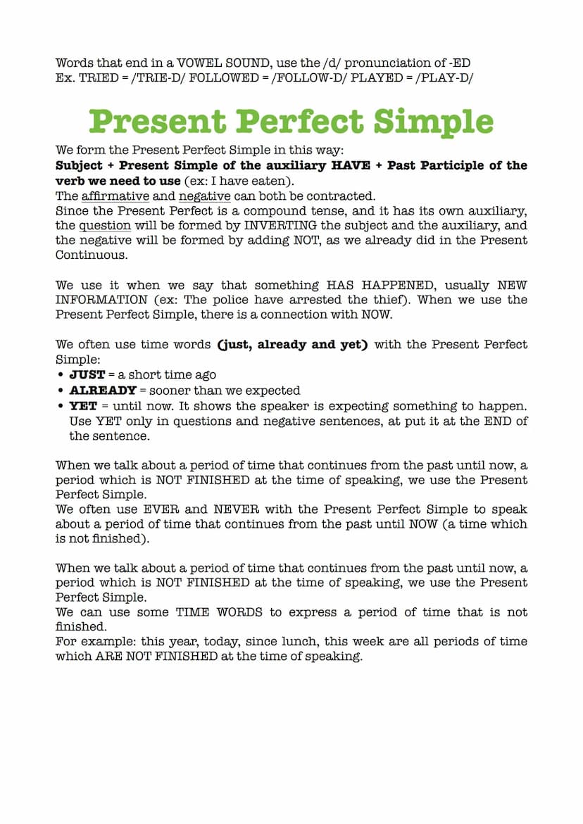 Present Simple
We use it:
• To express habits, generally valid actions, repeated actions or unchanging
situations, emotions and desires
• To