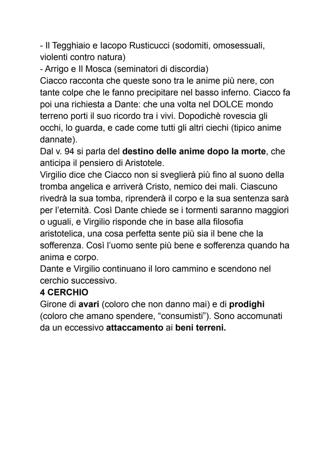 Canto 6
Il canto 6 è ambientato nel 3 girone, quello dei golosi, che
sono trattati da Dante come animali. Il tema principale è quello
politi