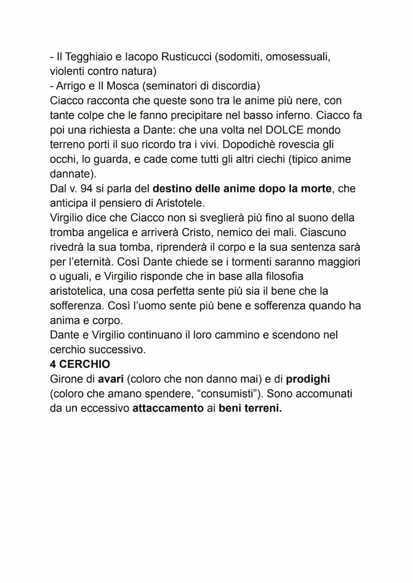 Canto 6
Il canto 6 è ambientato nel 3 girone, quello dei golosi, che
sono trattati da Dante come animali. Il tema principale è quello
politi