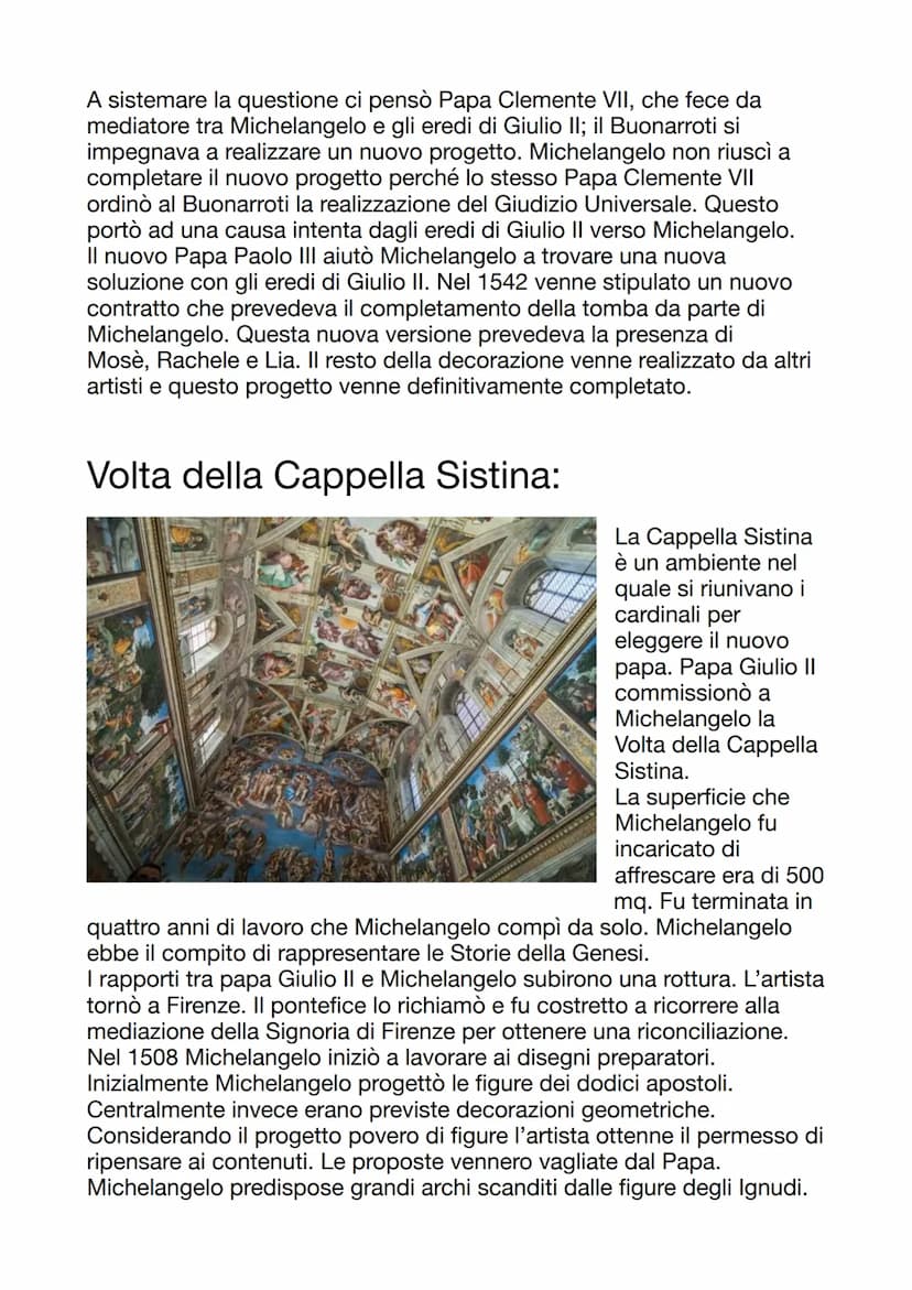Michelangelo
Vita e filosofia artistica:
Michelangelo Buonarroti nasce a
Caprese il 6 marzo del 1475 da
Ludovico Buonarroti e da Francesca
d