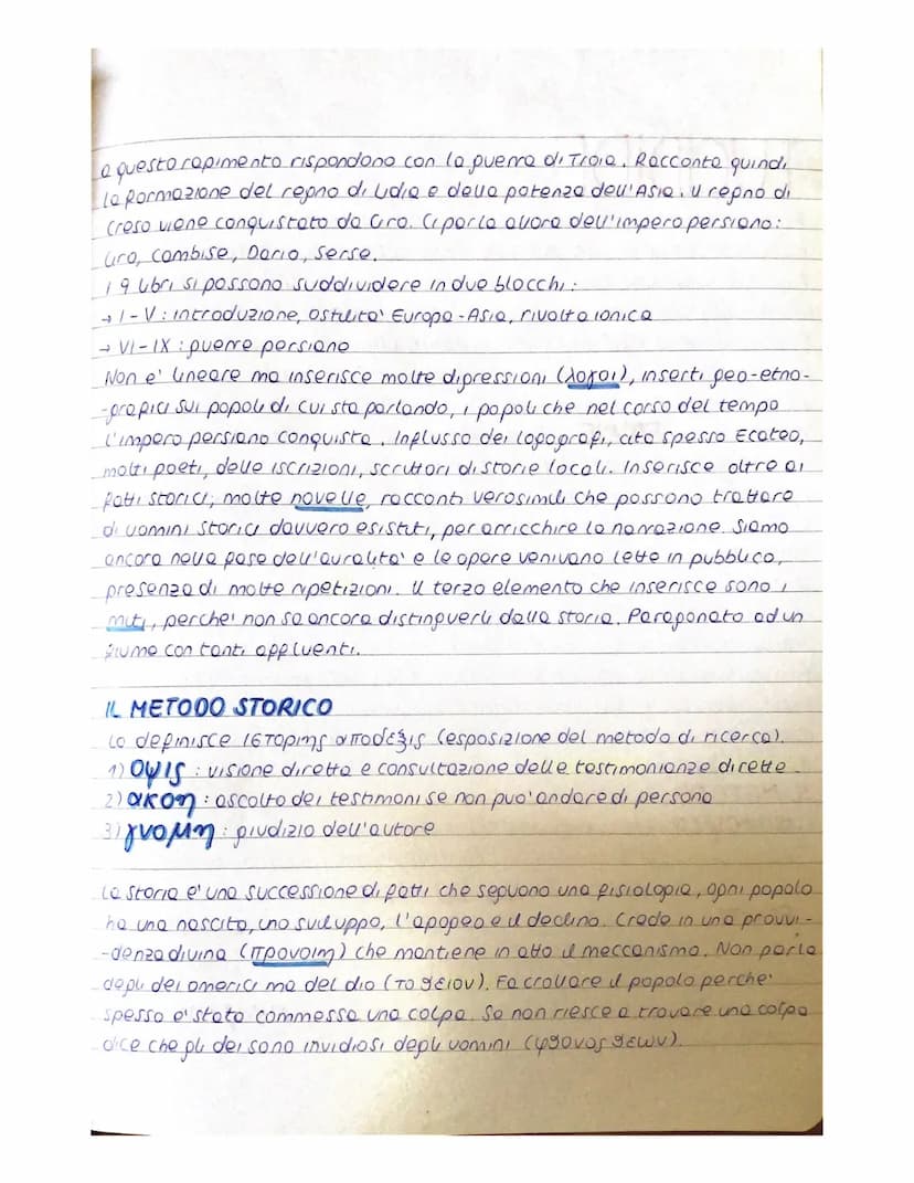 ERODOTO
E' definito "poter historiae". Troviamo per la prima volto a termine
16 Topias (nedice del verbo opaw, storio e' qualcosa che vediam