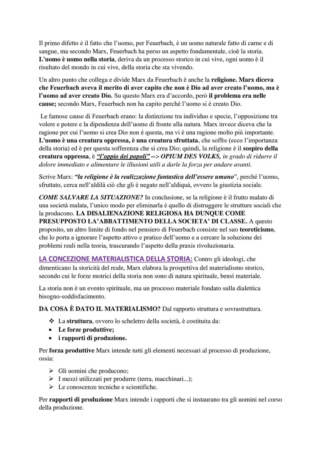 MARX
Collochiamo Marx in pieno 800, periodo in cui la scienza otteneva successi e la
tecnica continuava a progredire, in unione alla miseria