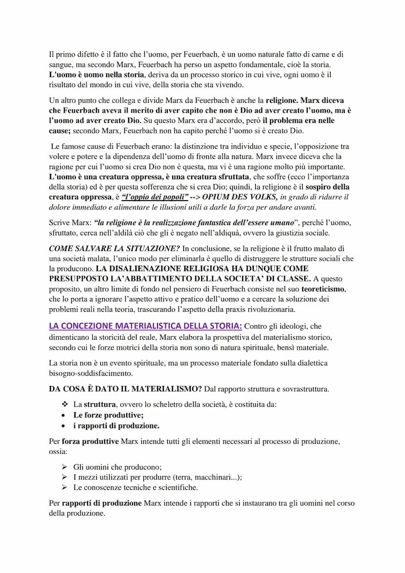 MARX
Collochiamo Marx in pieno 800, periodo in cui la scienza otteneva successi e la
tecnica continuava a progredire, in unione alla miseria