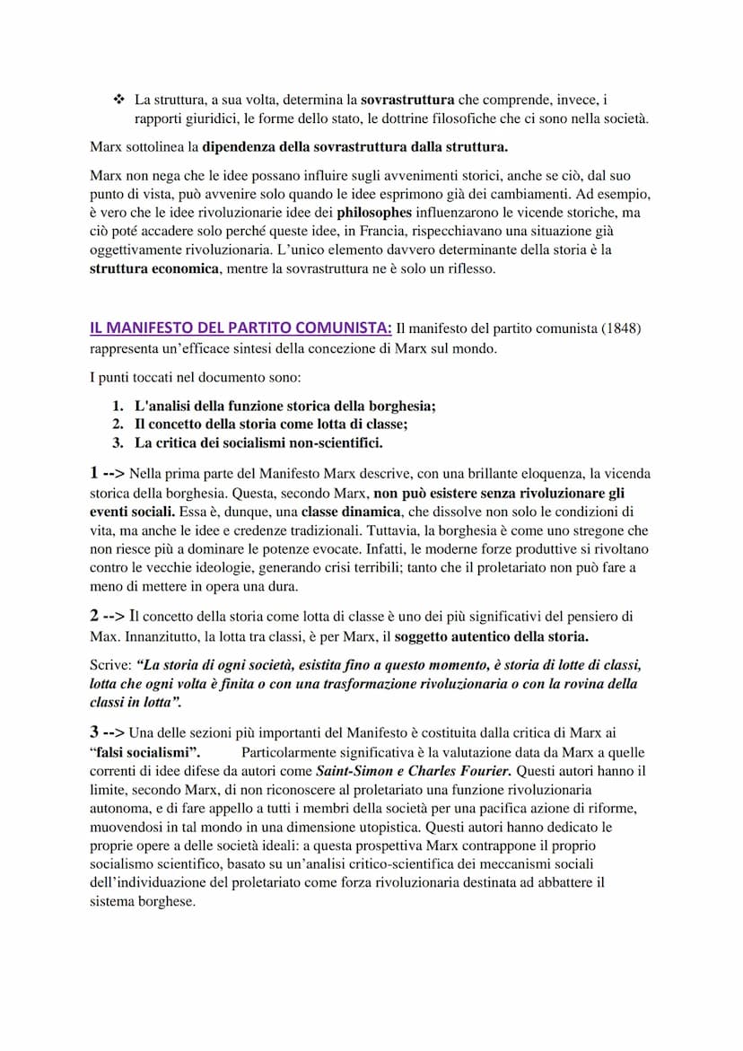 MARX
Collochiamo Marx in pieno 800, periodo in cui la scienza otteneva successi e la
tecnica continuava a progredire, in unione alla miseria