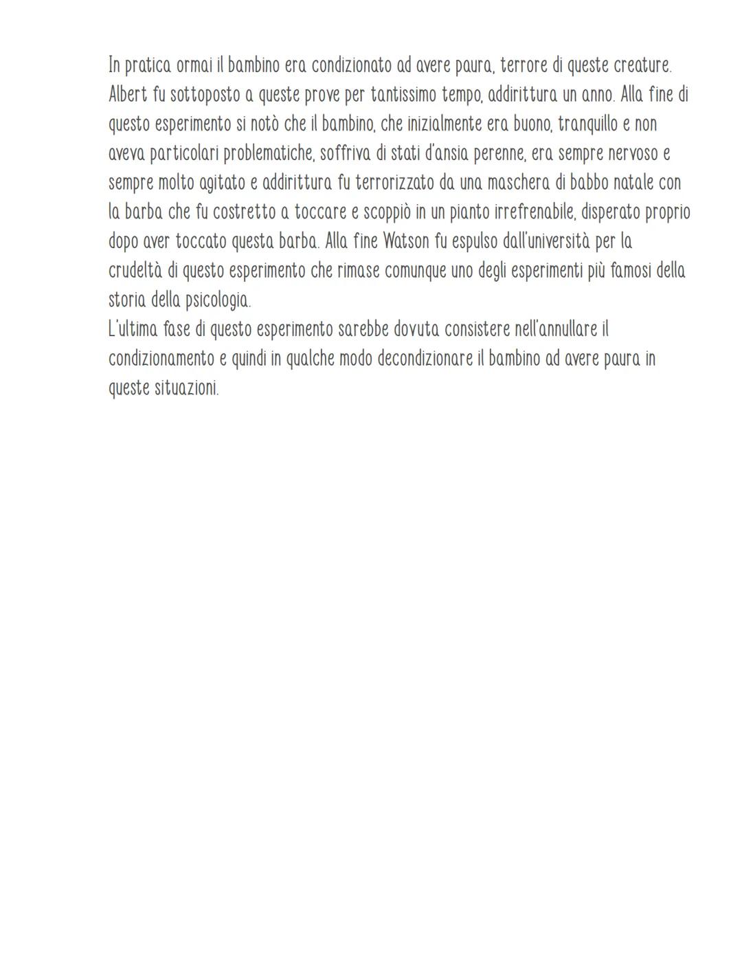 IL COMPORTAMENTISMO
Il comportamentismo (behaviourism), nella psicologia dello sviluppo, è una teoria
dell'apprendimento sviluppata per lo p