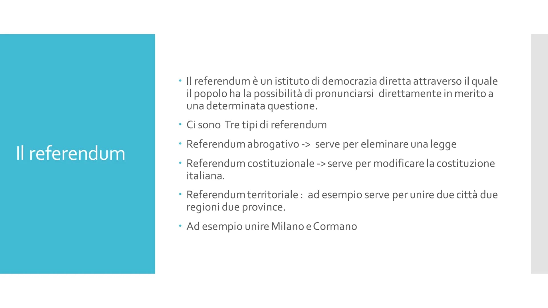 Il Parlamento Che cos'è il
parlamento
Il parlamento : È un organo che viene eletto dal popolo
Che è formato da due camere : segnato della
re