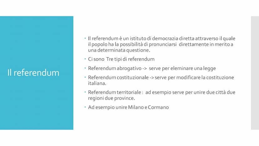 Il Parlamento Che cos'è il
parlamento
Il parlamento : È un organo che viene eletto dal popolo
Che è formato da due camere : segnato della
re