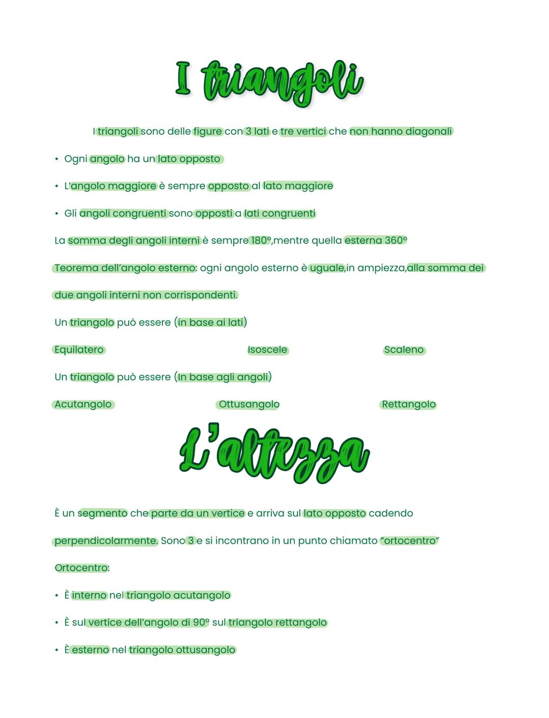 Tipi di Triangoli e le loro Caratteristiche