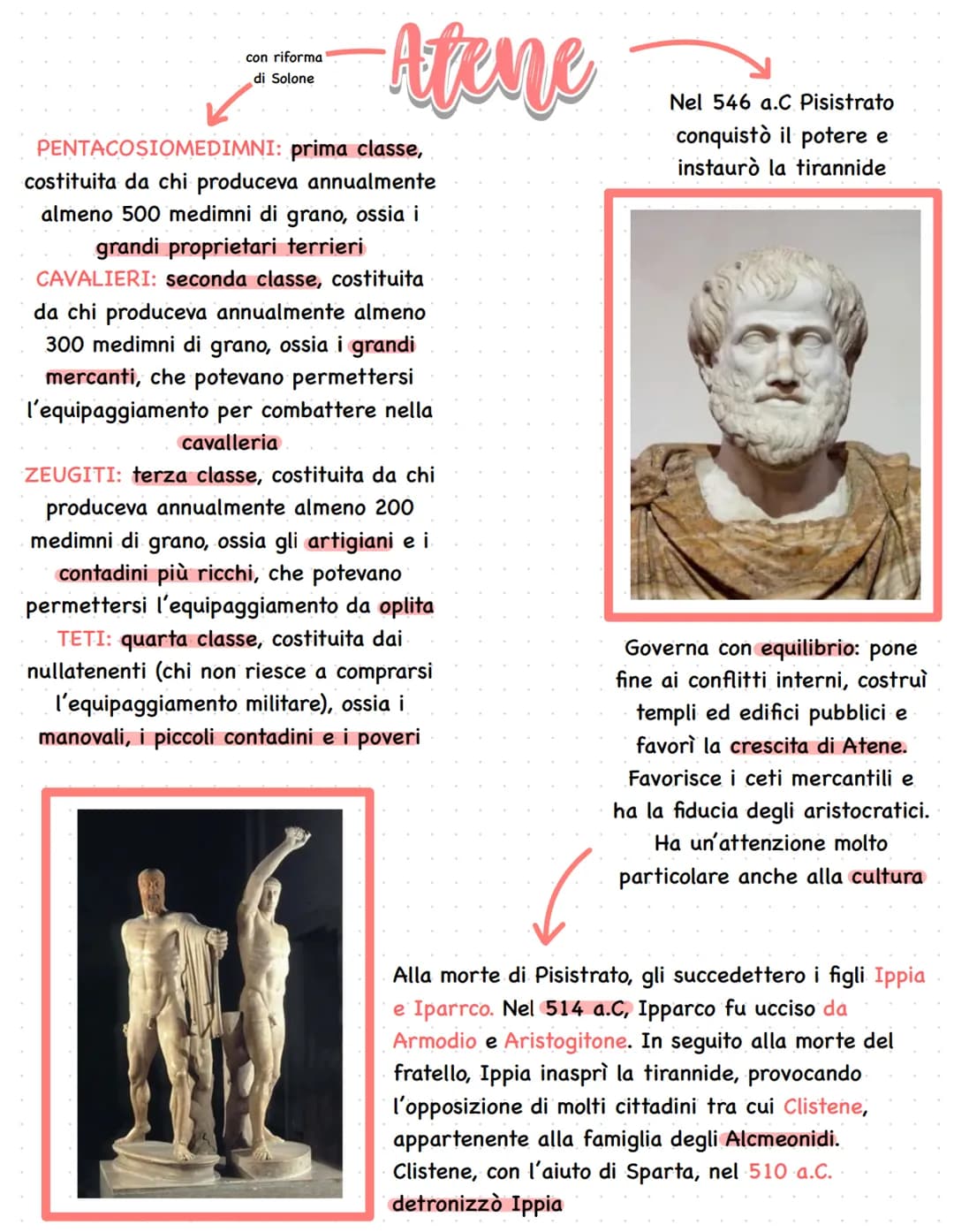 Il territorio di Atene
comprendeva l'intera Attica
gli aristocratici possedevano le
terre più fertili e produttive e
amministravano la giust