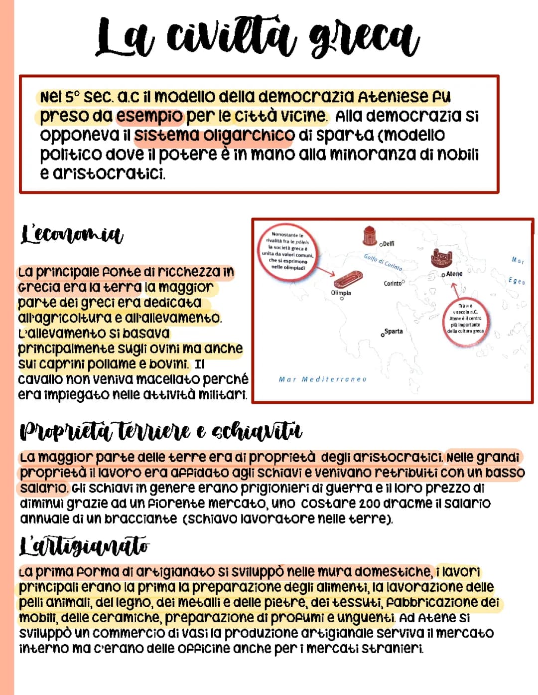 La civiltà greca