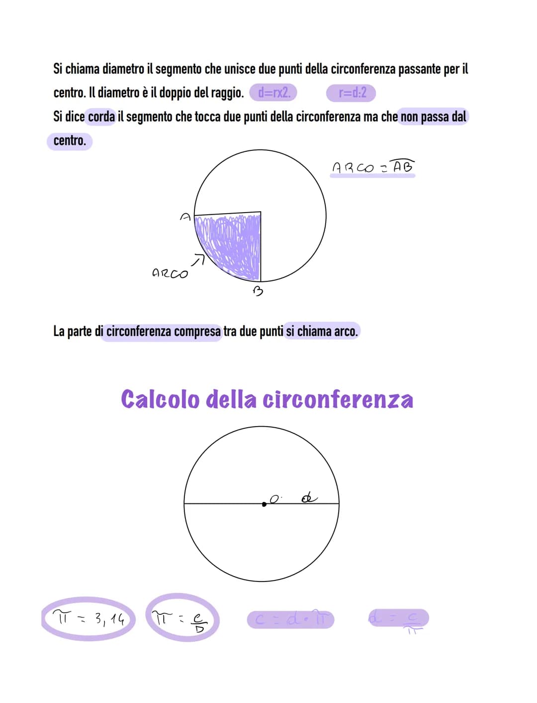 Il cerchio e la circonferenza
て
کا
K
Ľ
La circonferenza è una linea curva chiusa che ha tutti i suoi punti equidistanti dal suo
centro
CIRCO