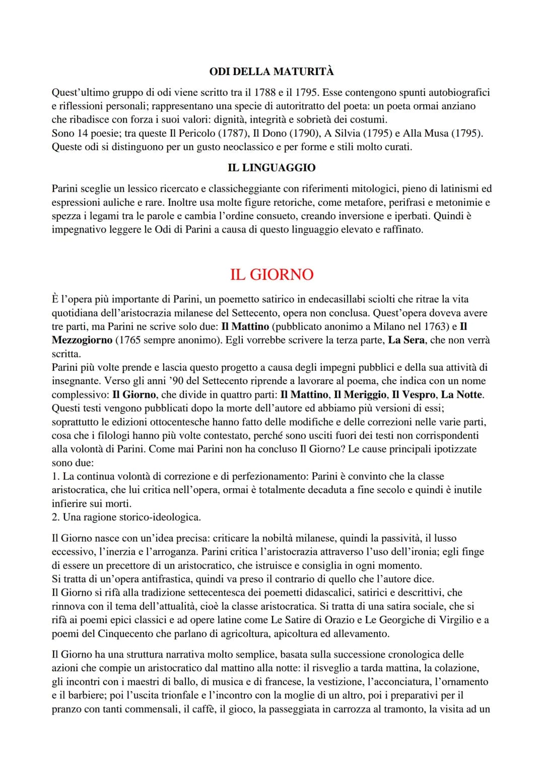 GIUSEPPE PARINI
Parini è poeta, insegnante e promotore di riforme, pronto a collaborare con i governi per il
rinnovamento culturale e artist