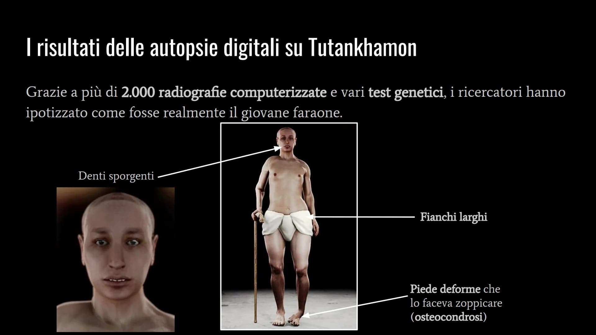 La Valle dei Re
Tutankhamon Chi era Tutankhamon?
Tutankhamon era un giovane Faraone della XVIII dinastia. Era un sovrano molto
giovane ed è 
