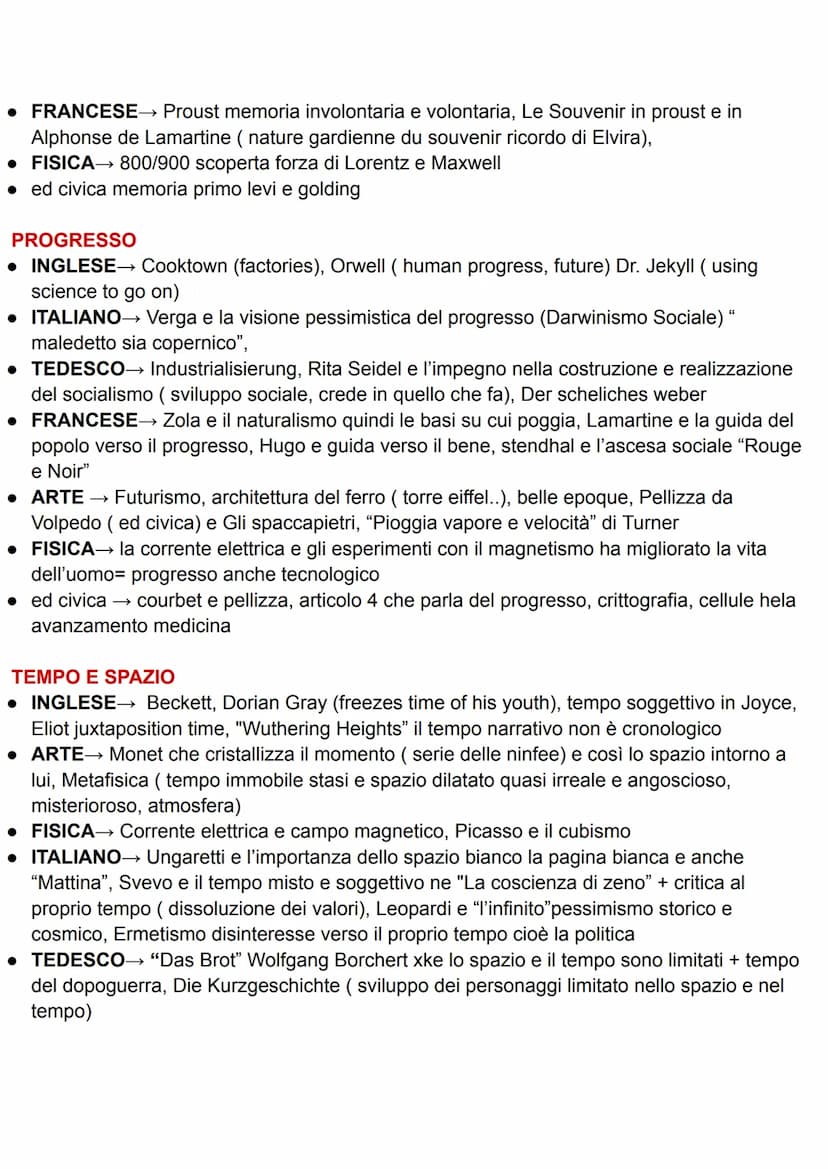 NUCLEI TEMATICI - COLLEGAMENTI INTERDISCIPLINARI
NATURA, UOMO E CIVILTÀ
• ITALIANO→ Leopardi, pessimismo storico e cosmico; "L'infinito", e 