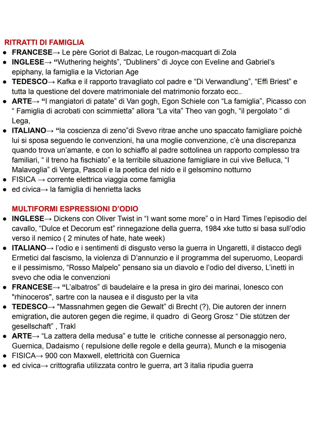 NUCLEI TEMATICI - COLLEGAMENTI INTERDISCIPLINARI
NATURA, UOMO E CIVILTÀ
• ITALIANO→ Leopardi, pessimismo storico e cosmico; "L'infinito", e 
