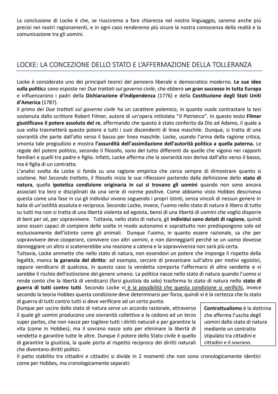 L'EMPIRISMO INGLESE
A partire dalla seconda metà del Seicento si sviluppa, in Inghilterra, una diversa tradizione di pensiero,
secondo cui l