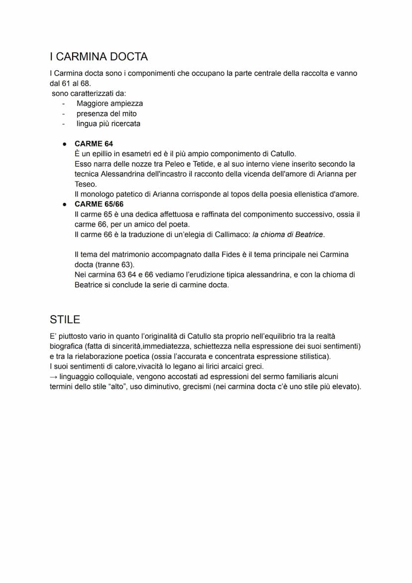 POESIA LIRICA
→ LIRICA PROPRIAMENTE DETTA
Era la poesia cantata con l'accompagnamento di strumenti a corda.
Si divideva in
> MONODICA
CATULL