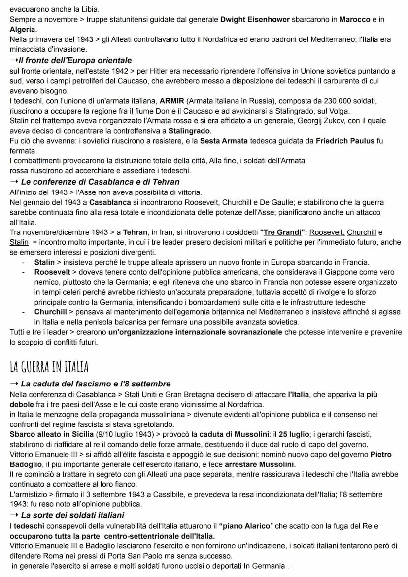 LA SECONDA GUERRA MONDIALE
LO SCOPPIO DELLA GUERRA
→ Gli accordi della Germania
Hitler e Mussolini nel maggio 1939 strinsero il Patto d'Acci