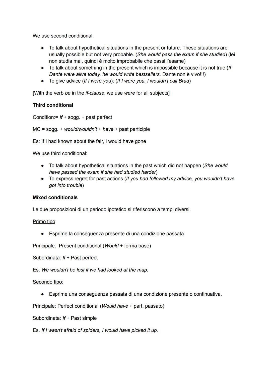 # GRAMMATICA INGLESE

1. Periodi ipotetici
2. Have/get something done
3. Causative verbs: make, get, have, let
4. Passive form
5. Adjective 