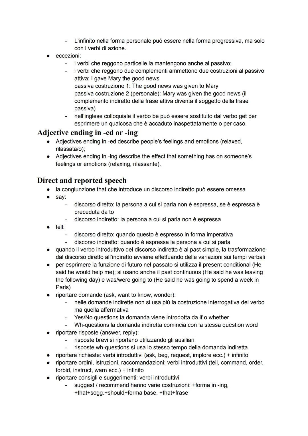 # GRAMMATICA INGLESE

1. Periodi ipotetici
2. Have/get something done
3. Causative verbs: make, get, have, let
4. Passive form
5. Adjective 