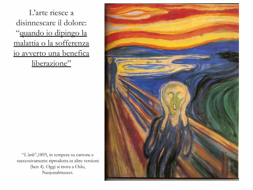 E. Munch
«Ho ricevuto in eredità due dei più terribili nemici
dell'umanità: la tubercolosi e la malattia mentale.
La malattia, la follia e l