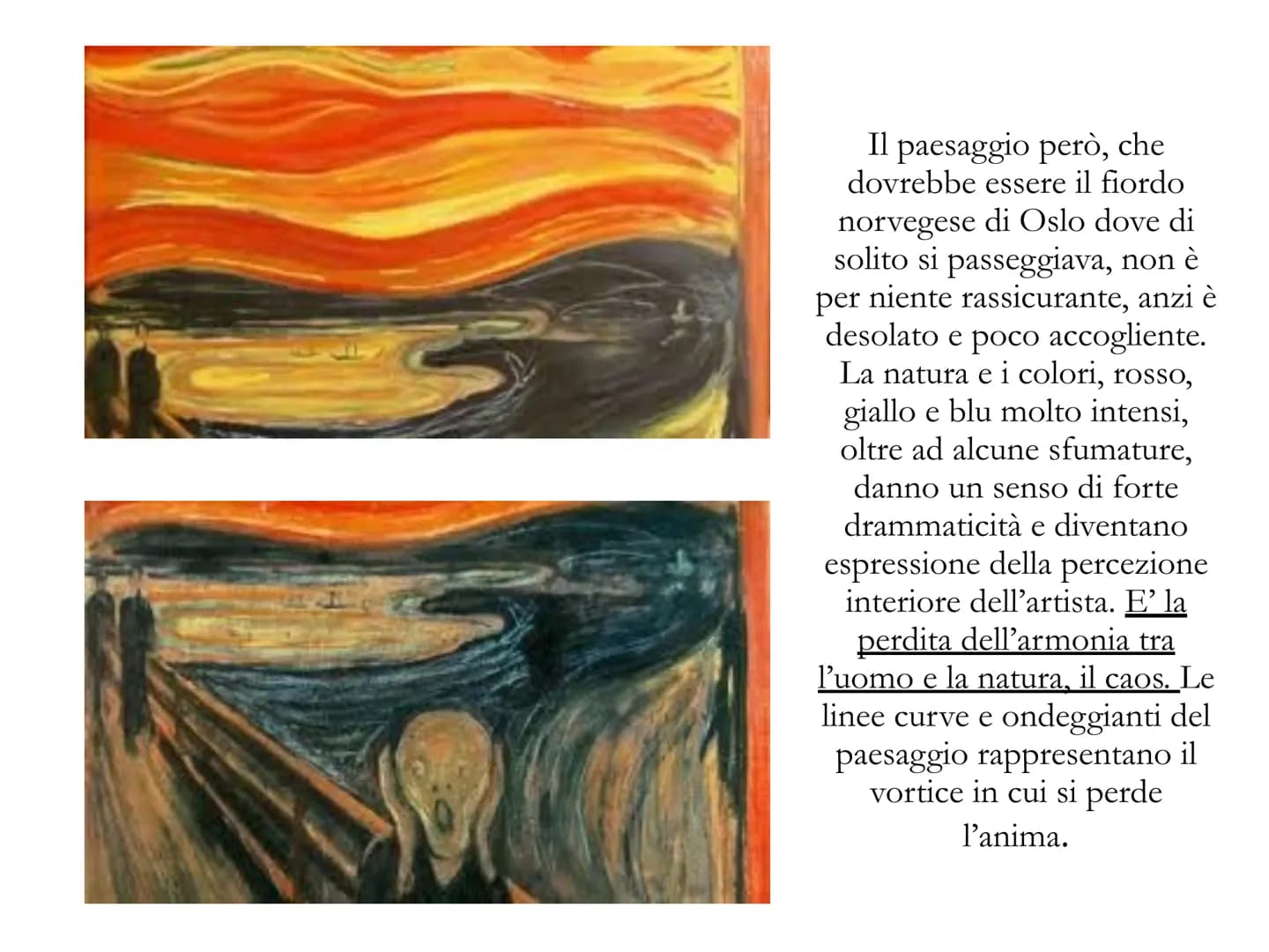 E. Munch
«Ho ricevuto in eredità due dei più terribili nemici
dell'umanità: la tubercolosi e la malattia mentale.
La malattia, la follia e l