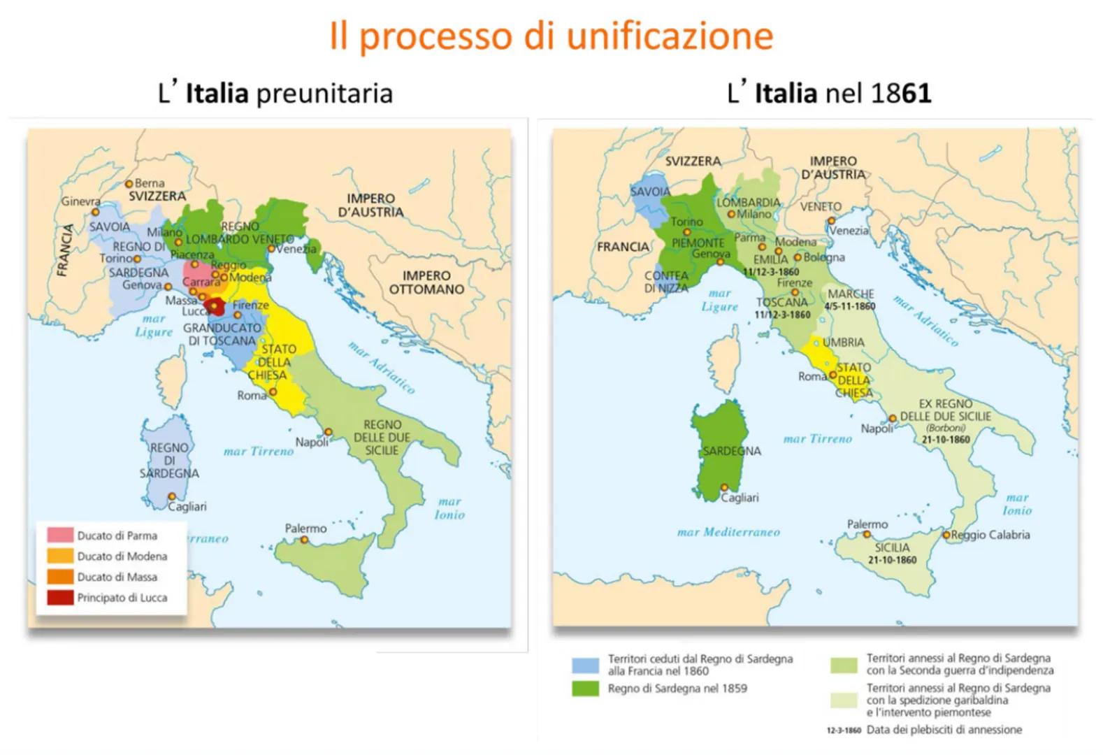L'età del Romanticismo
1816-1860 Le trasformazioni storiche in Europa
rifiuto delle idee di
autorità e gerarchia
crollo delle monarchie
asso