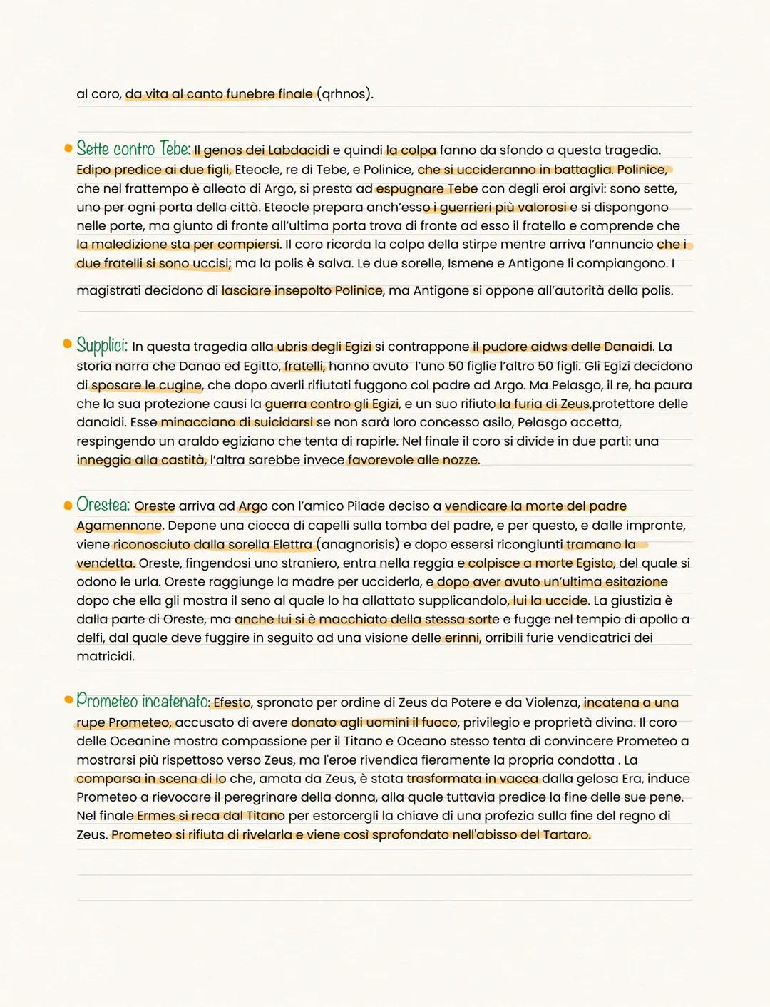 Biografia
→ Eschilo nasce probabilmente nel 525 a.C. presso il demo attico di Eleusi.
->Tra il 499 e il 496 prende parte al suo primo concor