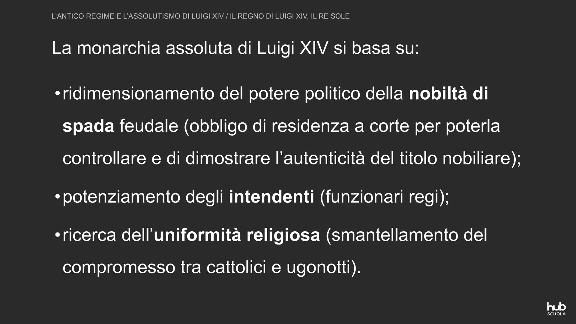 L'ANTICO REGIME E L'ASSOLUTISMO DI LUIGI XIV

IL REGNO DI LUIGI XIV, IL RE SOLE

Nel 1643 il trono di Francia passa
al minorenne Luigi XIV: 