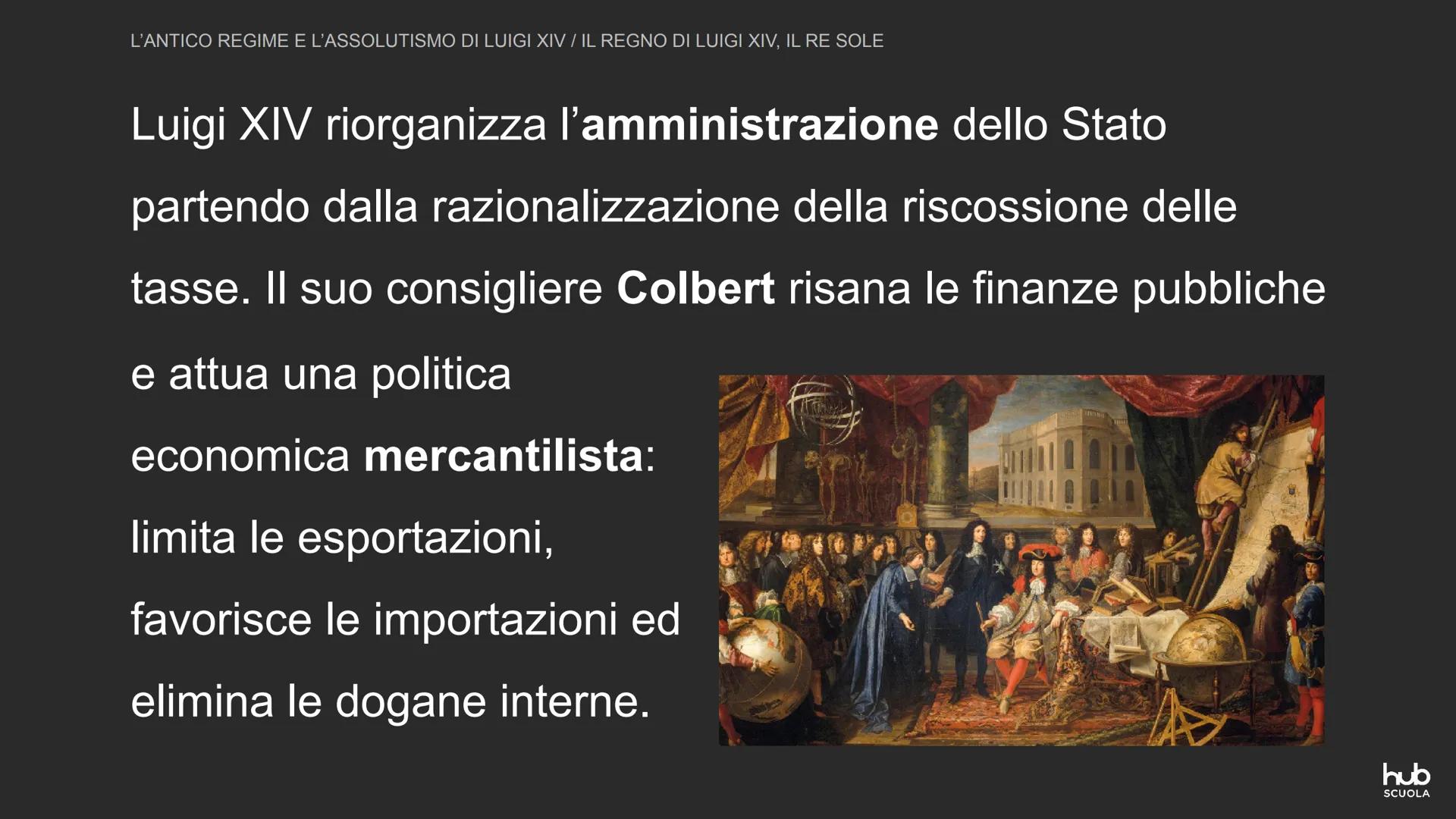 L'ANTICO REGIME E L'ASSOLUTISMO DI LUIGI XIV

IL REGNO DI LUIGI XIV, IL RE SOLE

Nel 1643 il trono di Francia passa
al minorenne Luigi XIV: 