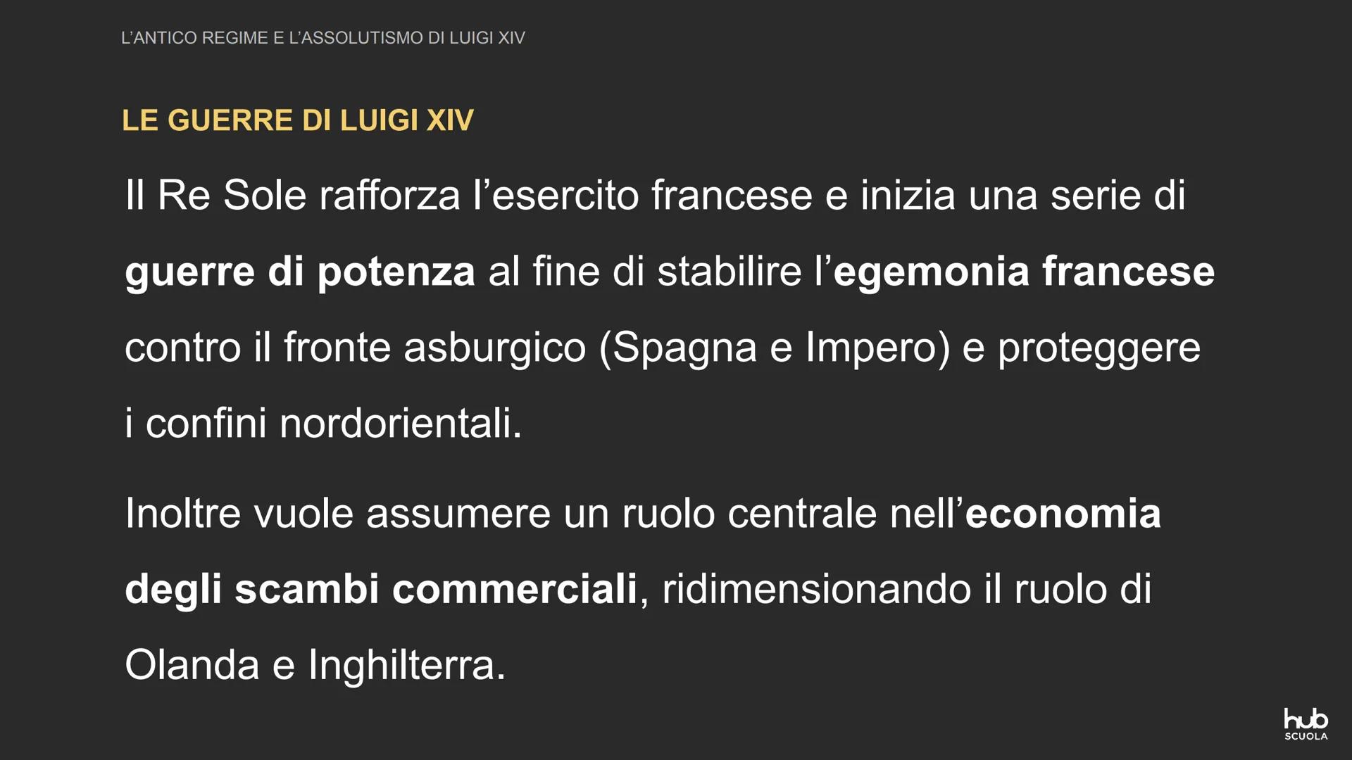 L'ANTICO REGIME E L'ASSOLUTISMO DI LUIGI XIV

IL REGNO DI LUIGI XIV, IL RE SOLE

Nel 1643 il trono di Francia passa
al minorenne Luigi XIV: 