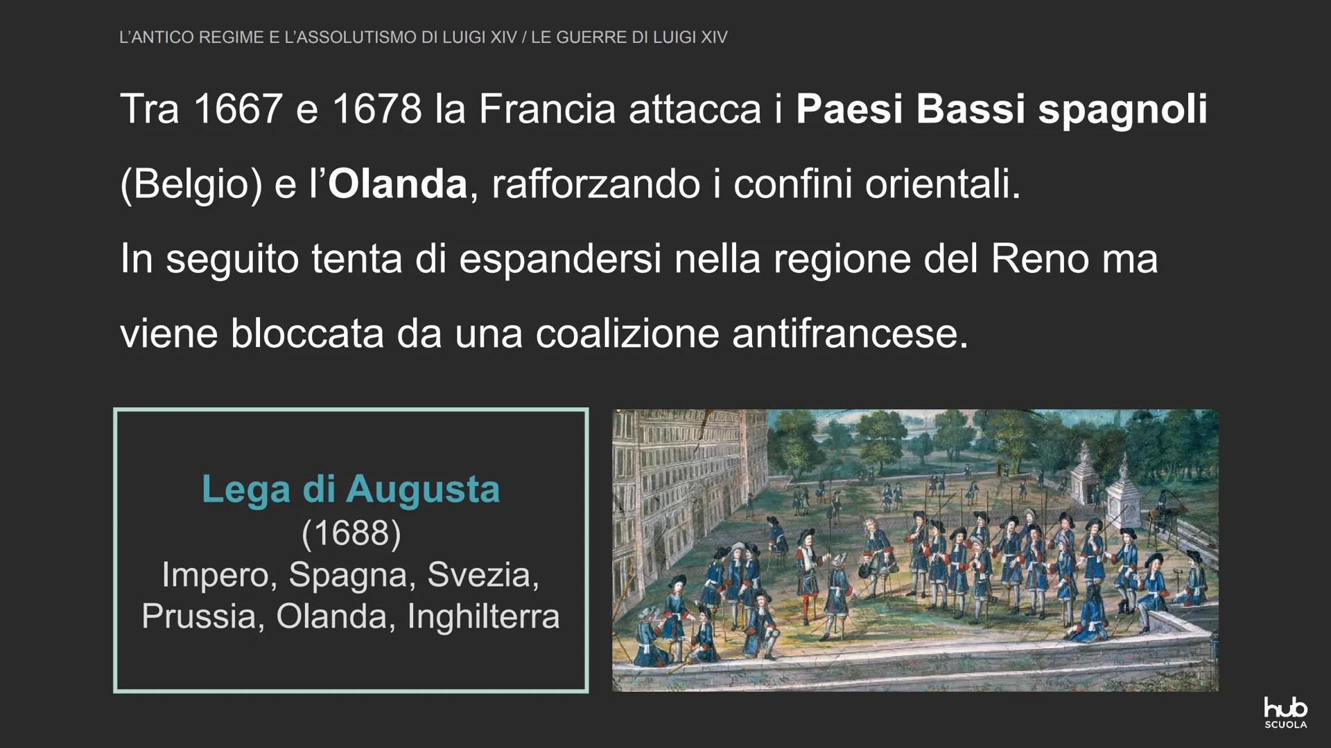 L'ANTICO REGIME E L'ASSOLUTISMO DI LUIGI XIV

IL REGNO DI LUIGI XIV, IL RE SOLE

Nel 1643 il trono di Francia passa
al minorenne Luigi XIV: 