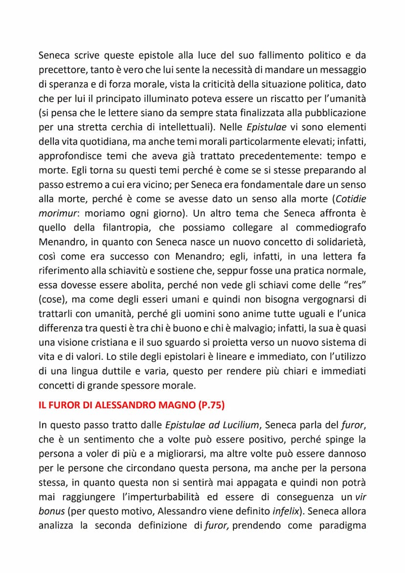 SENECA
Quando diciamo che Seneca ha condotto una vita all'insegna della
grandezza ci riferiamo alla fama che Seneca ha in tutta la letteratu