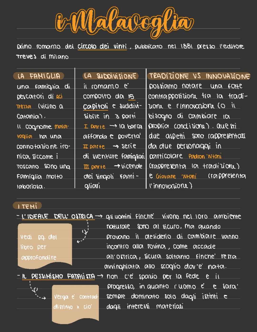 I Malavoglia: Riassunto Breve e Analisi PDF per la Scuola Media