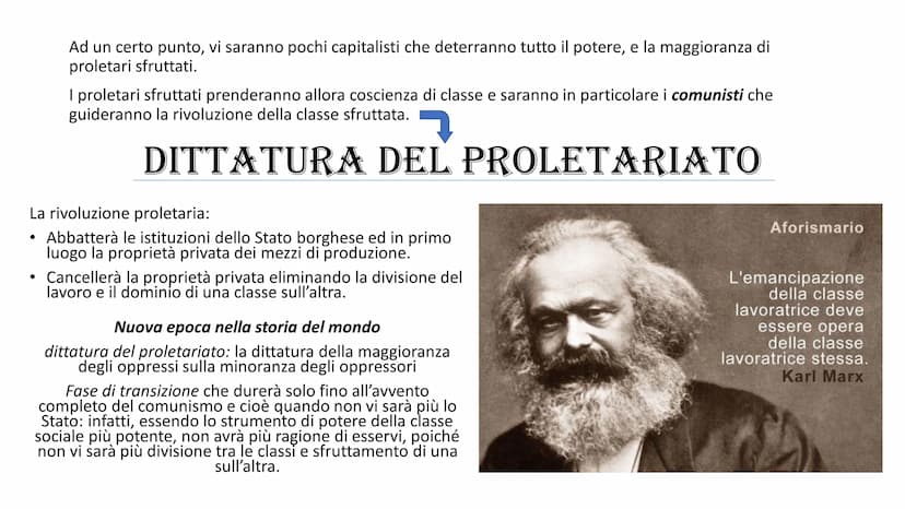 KARL MARX
Alienazione
Materialismo
Stato comunista e Dittatura del proletariato
Analisi della merce
Plusvalore ALIENAZIONE
È un fatto concre
