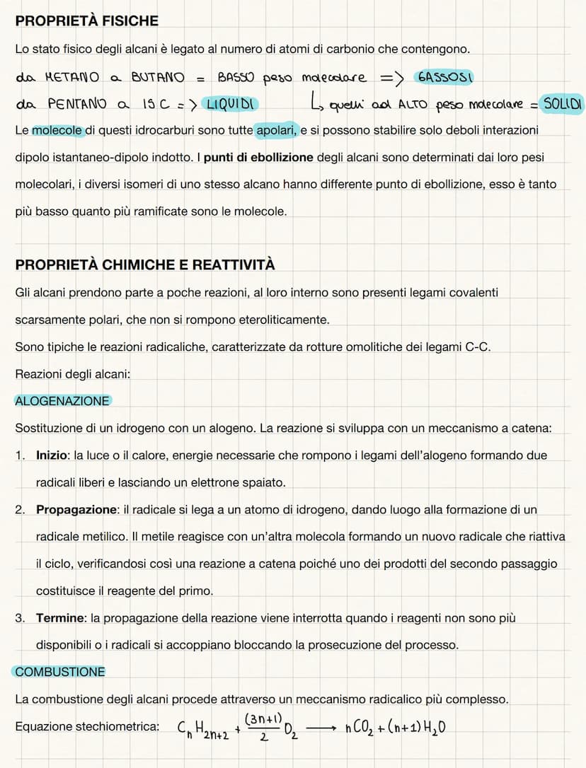 
<p>Gli idrocarburi sono composti organici formati da catene di atomi di carbonio ai quali sono legati solo atomi di idrogeno. Si distinguon