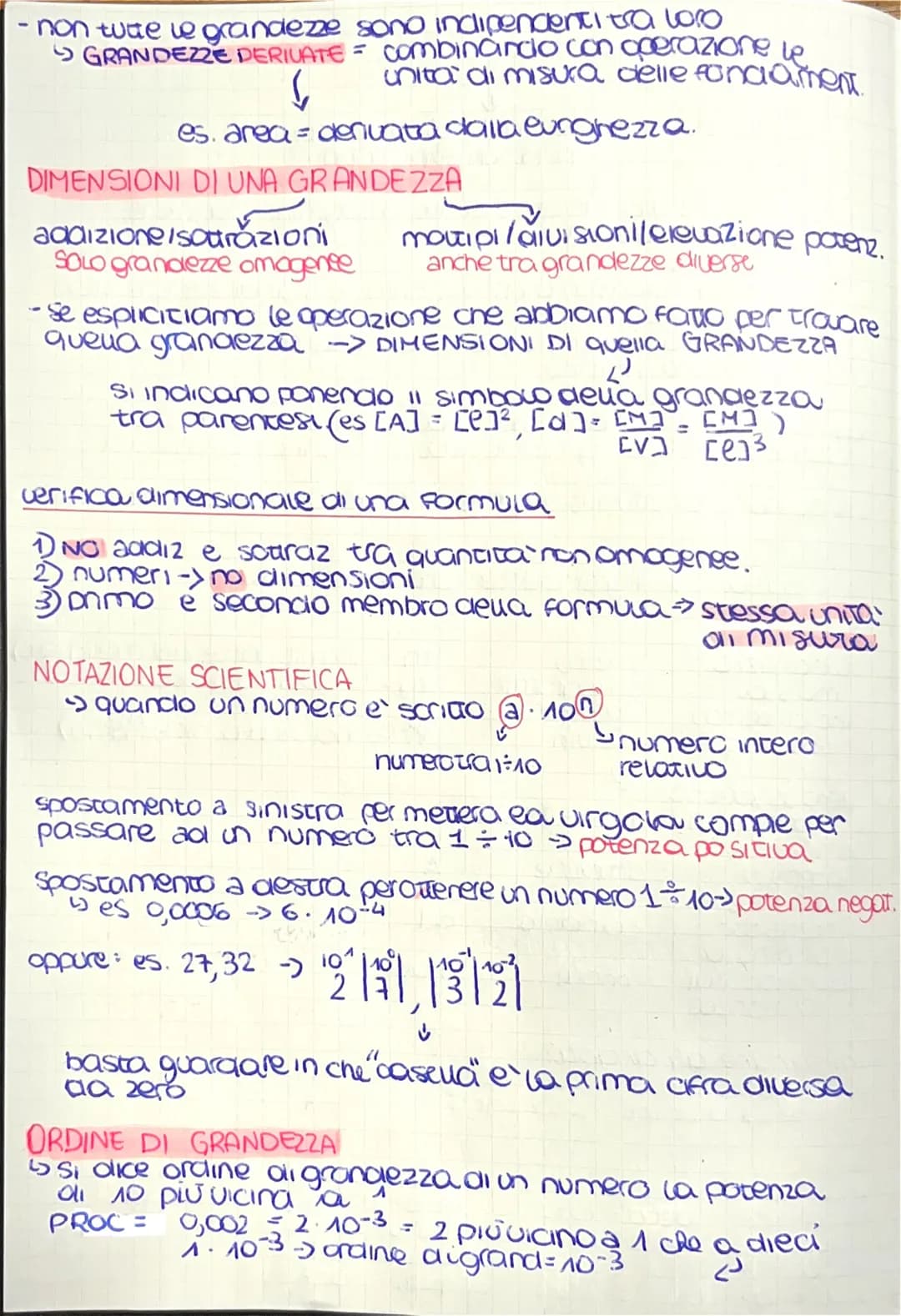 grandesse Fisiche
proprieta misurabili di un aggetto
O di un fenomeno
↳ per qualunque grandezza fisica bisogma sceguere
Un UNITA DI MISURA
✓