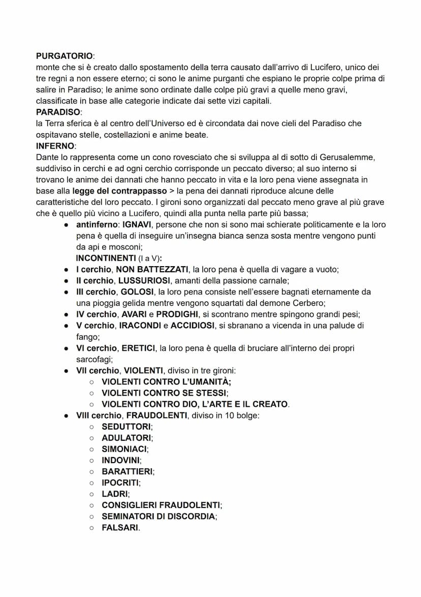 DANTE ALIGHIERI (1265-1321)
Considerato padre della lingua italiana; sappiamo di lui e della sua vita grazie ai documenti
dell'epoca e al su