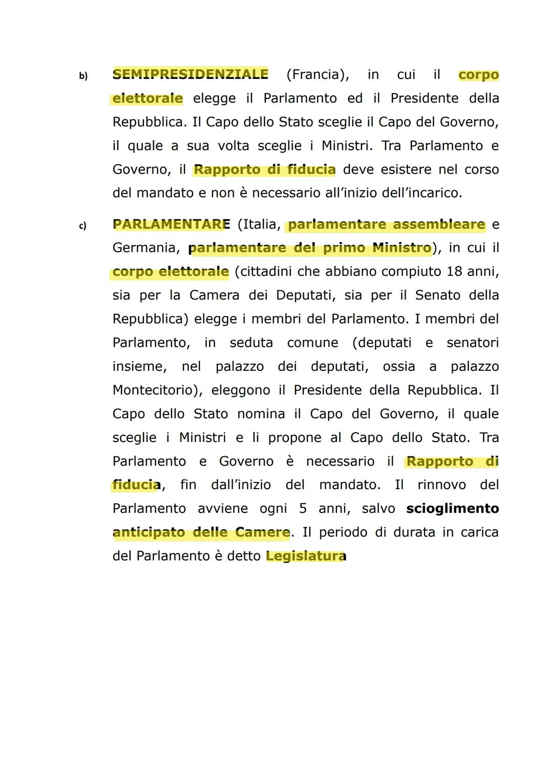# FORME DI GOVERNO

Per Forme di Governo si intendono le regole attraverso cui i poteri
dello Stato sono distribuiti tra i diversi Organi.

