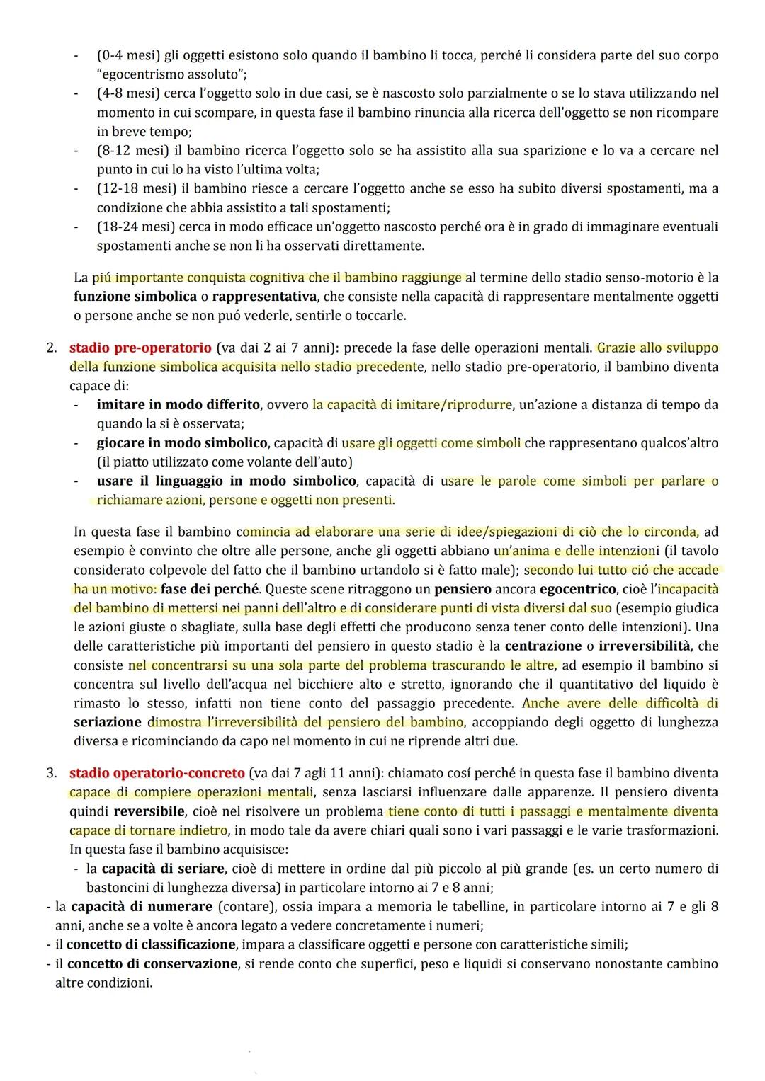 Piaget
Piaget è lo studioso più importante che si è occupato di sviluppo cognitivo, in particolare come gli individui si
sviluppano a livell