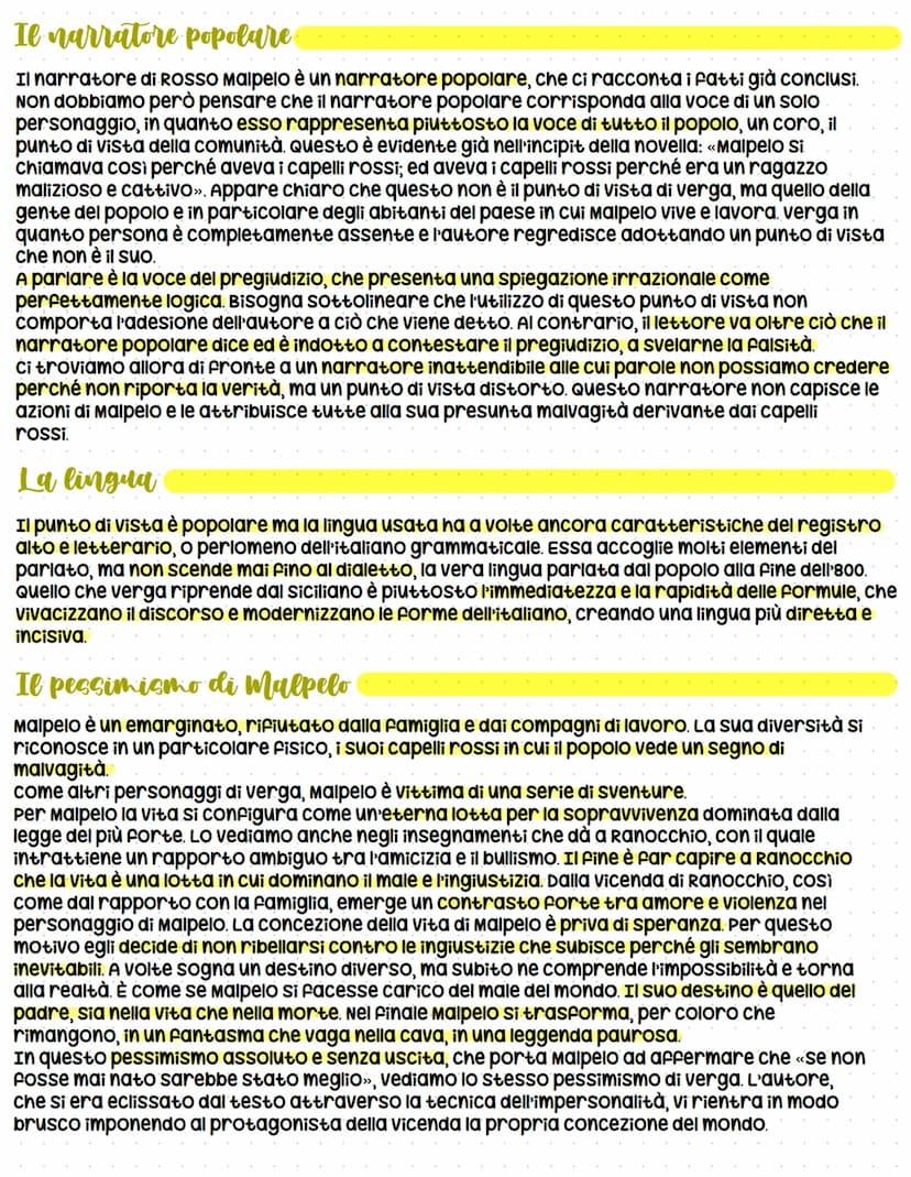 Il verismo
Riprende i temi e la poetica del naturalismo francese, sviluppandosi in un contesto ben
definito da un punto di vista storico e c