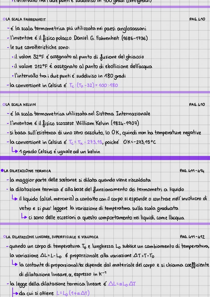 - Temperatura e calore
●TEMPERATURA ED EQUILIBRIO TERMICO
PAG. 408-409
- il calore e l'energia trasferita tra due oggetti a causa della loro