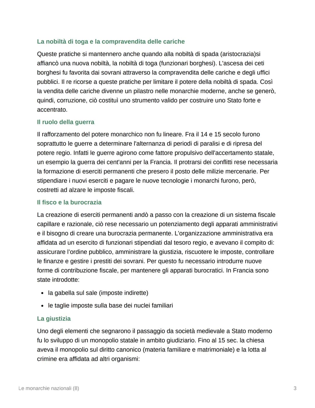 Le monarchie nazionali (8)
8.1 Continuità e fratture fra Stato e monarchie nazionali
Il Quattrocento fu il secolo del rafforzamento delle gr