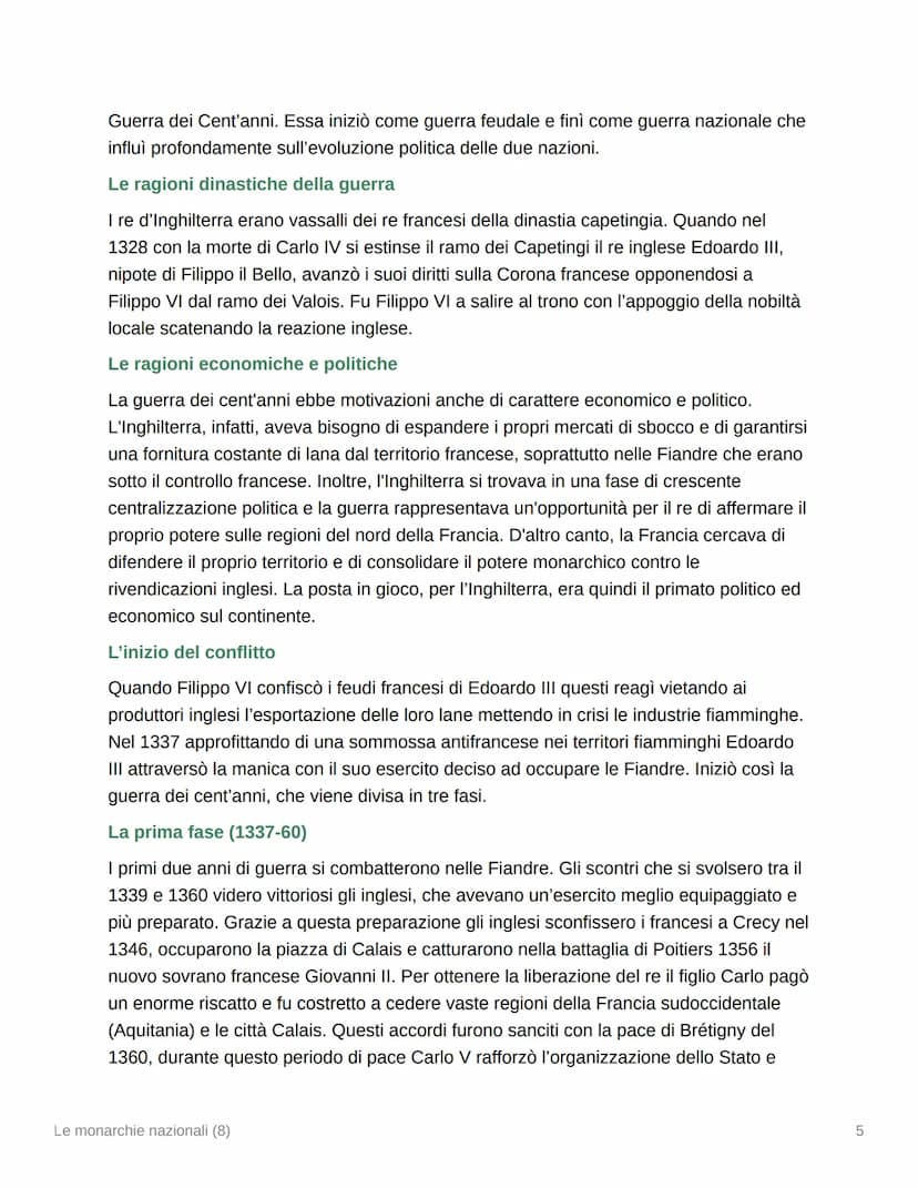 Le monarchie nazionali (8)
8.1 Continuità e fratture fra Stato e monarchie nazionali
Il Quattrocento fu il secolo del rafforzamento delle gr